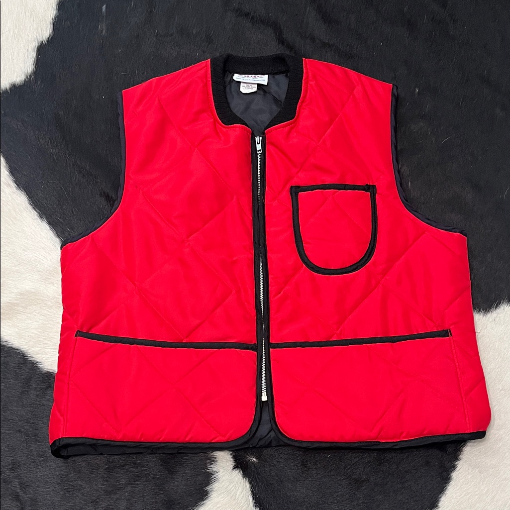 Vintage Red Vest